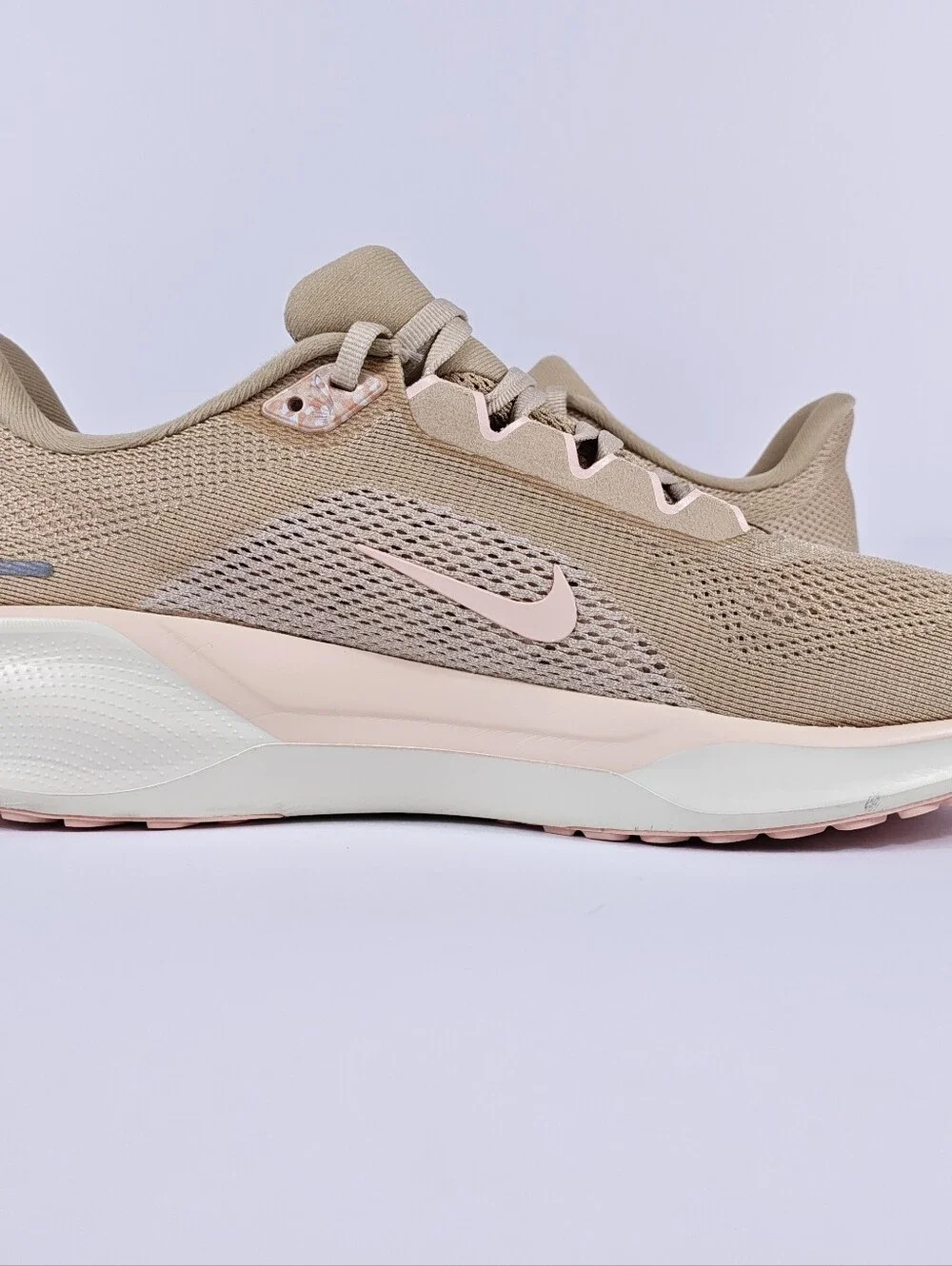 Nike Pegasus 41 Womens 10 Neutral Cushioned Road Running Shoes Beige Pink